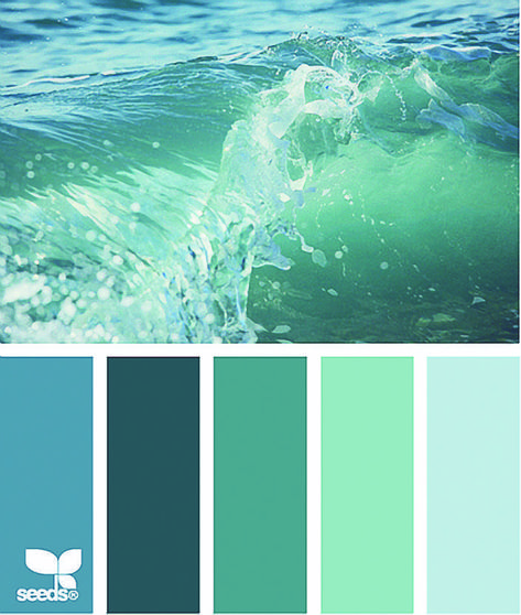 Aqua Color Palette, Beach Color Palettes, Seeds Color, House Redesign, Turquoise Painting, Business Colors, Coastal Colors, Pastel Palette, Beach Color