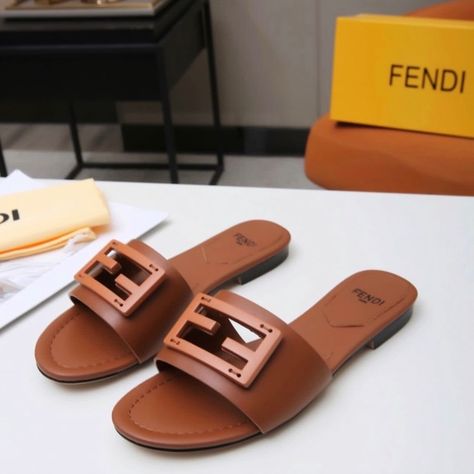 FENDI SANDALS SIZE 8 Fendi Sandals Women, Fendi Sandals, Fendi Shoes, Luxury Items, Flat Sandals, Fashion Statement, Shoes Flats, Womens Sandals, Fendi