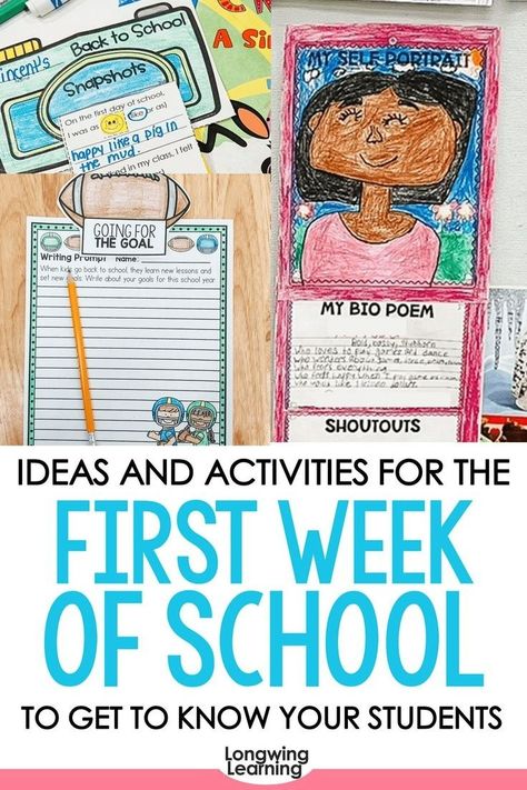 Get kids excited and ready for school on the first day by introducing them to back-to-school activities. Here are five ideas for fourth-grade teachers to get the first week off to a good start. First Day Fourth Grade, Fifth Grade First Day Of School, First Week Of 4th Grade Activities, First Day Of Fourth Grade Activities, First Week Of School 4th Grade, Back To School Fourth Grade, First Week Of School Ideas 4th Grade, 4th Grade First Day Of School, 4th Grade Beginning Of Year Activities