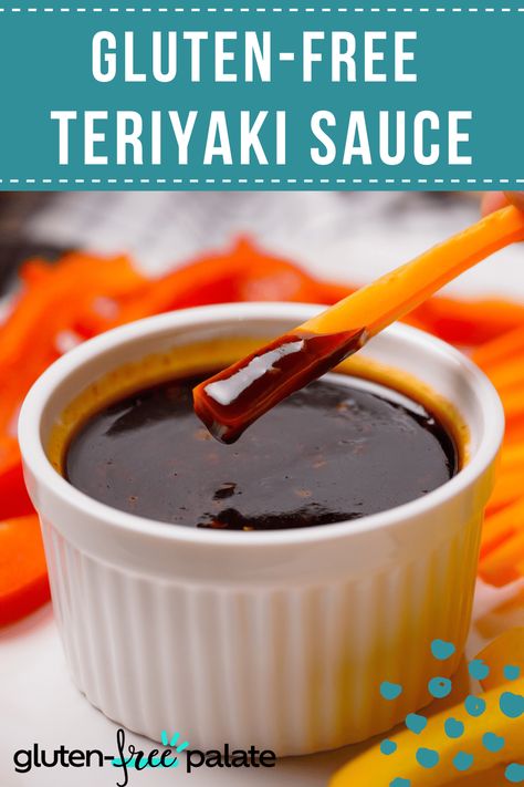 Gluten Free Teriyaki Sauce Recipe, Gluten Free Teriyaki, Gluten Free Teriyaki Sauce, Gluten Free Chinese Food, Gluten Free Chinese, Pollo Teriyaki, Gluten Free Sauces, Teriyaki Sauce Recipe, Gluten Free Soy Sauce