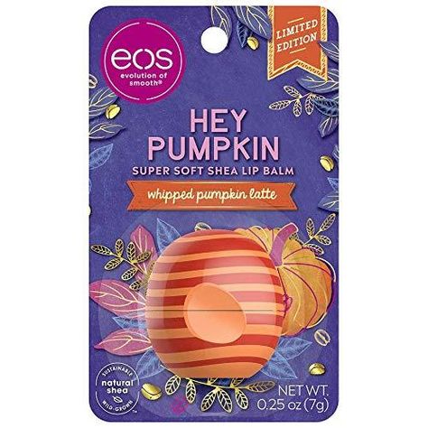 EOS Whipped Pumpkin Latte Lip Balm Sphere | NinthAvenue - Europe Pumpkin Lip Balm, Yummy Shots, Whipped Pumpkin, Protein Shop, Eos Products, Pumpkin Oil, Hey Pumpkin, Holiday Lip, Mark Thomas