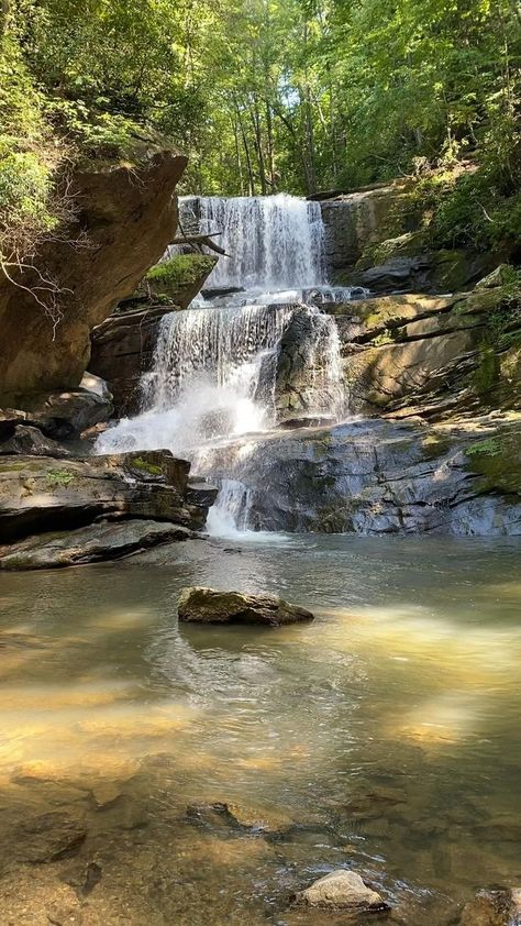 Scotland (National Geographic Adventure Map, 3326) Healing Power Of Nature, Taman Air, Waterfall Scenery, Guided Visualization, Cedar Grove, Waterfall Adventure, Being Present, Water Fall, Forest Bathing