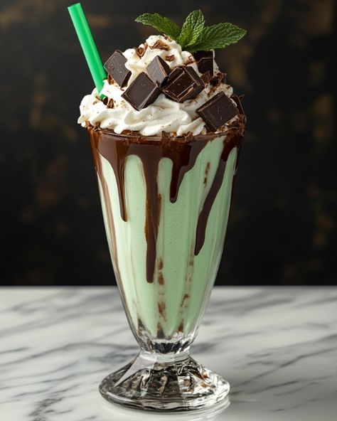 Mint Madness Freakshakes Ingredients: For the Mint Milkshake: 3 cups mint chocolate chip ice cream 1 cup whole milk (or as needed for blending) ½ tsp peppermint extract (optional, for extra minty flavor) For the Chocolate Drizzle: ½ cup chocolate syrup For Toppings: 1 cup whipped cream ½ cup chopped dark chocolate or chocolate chunks Fresh mint leaves (for garnish) Chocolate shavings or crushed chocolate cookies (optional) Directions: Step 1: Prepare the Glasses Drizzle chocolate syrup a... Garnish Chocolate, Adele Birthday, Mint Milkshake, Peppermint Extract, Mint Chocolate Chip Ice Cream, Fake Bakes, Chocolate Chip Ice Cream, Mint Chocolate Chip, Chocolate Drizzle