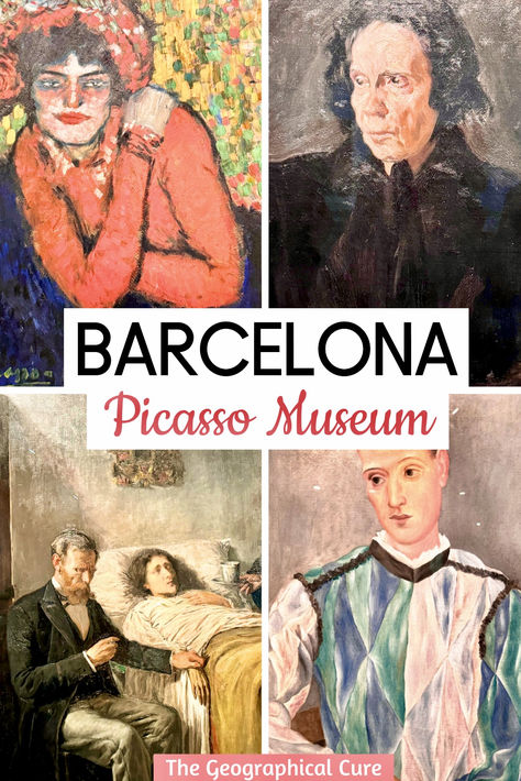 Pinterest pin for guide to the Picasso Museum in Barcelona Picasso Museum Barcelona, Picasso Museum, Personal Branding Identity, Museum Guide, National Art Museum, Blue Period, Northern Spain, Barcelona Travel, Identity Art