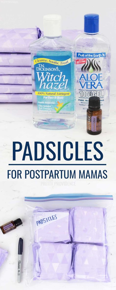 Diy Padsicles, Padsicles Postpartum, Best Pads For Postpartum, Postpartum Pads, Postpartum Care Kit, Birth Recovery, Baby Sleep Problems, Baby Prep, After Birth