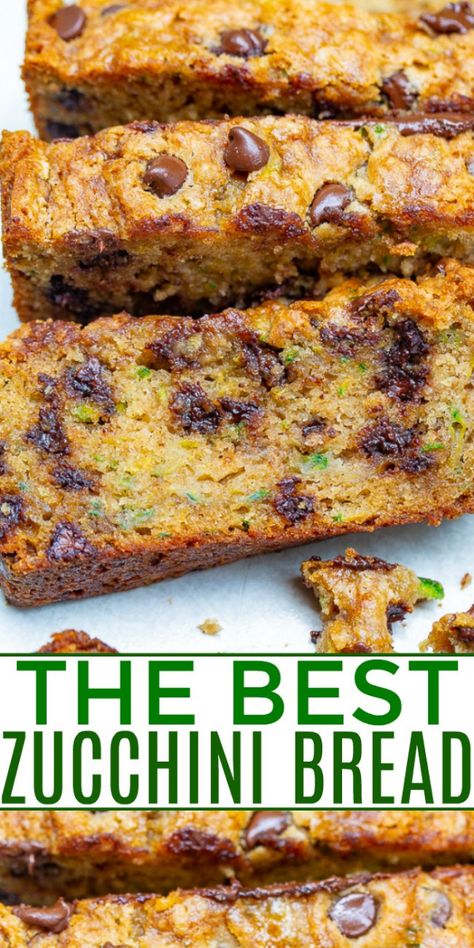 Best Zucchini Bread Recipe, Ww Bread, Carrot Zucchini Bread, The Best Zucchini Bread, Easy Zucchini Bread Recipes, Easy Zucchini Bread, Best Zucchini Bread, Chocolate Chip Zucchini Bread, Best Zucchini