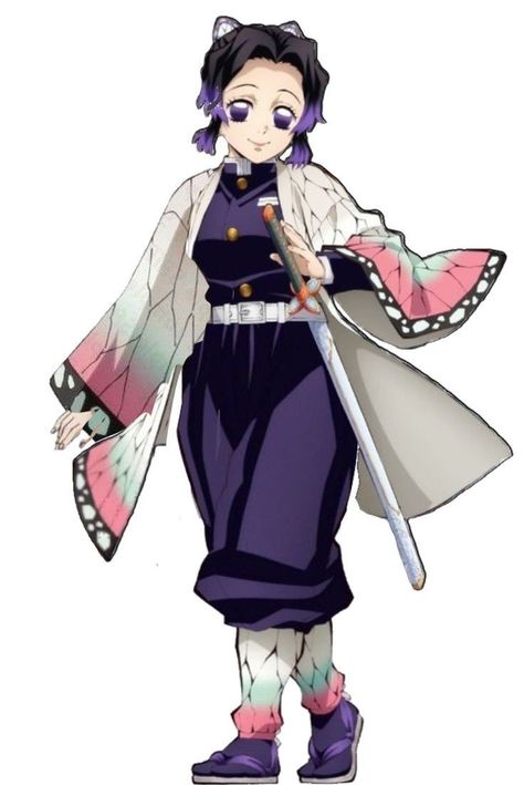 Kny Characters Full Body Png, Shinobu Kochou Full Body Picture, Shinobu Full Body Png, Demon Slayer Full Body Picture, Nezuko Full Body Picture, Shinobu Full Body Picture, Shinobu Png, Kny Reference, Kny Png