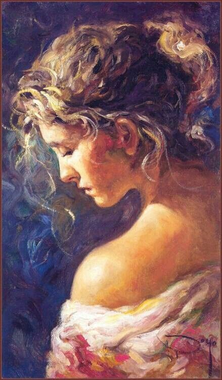 Jose Royo Impressionist Artists, Impressionist Art, Woman Painting, Figure Painting, Figurative Art, Portrait Art, Beautiful Paintings, Impressionism, Painting Inspiration