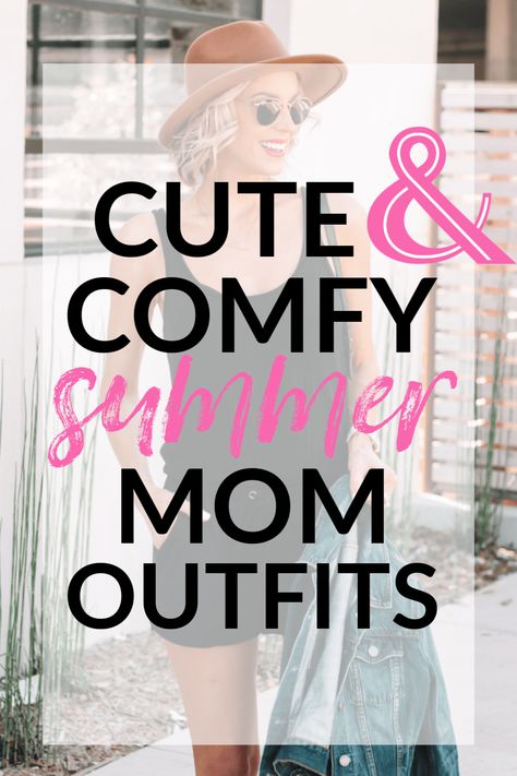 cute and comfy summer mom outfit ideas, blog post with great summer mom outfits that don't sacrifice style but are also practical and comfortable #momoutfit #momstyle #jumpsuit #rompers #oevralls #jeanshorts #casual #cute Cancun Outfits For Moms, Late Summer Mom Outfits, Summer Fashion 2024 Mom, Cute Outfits For Hot Weather Casual, Casual Summer Outfits Women 30s, Summer Stay At Home Mom Outfits, Comfy Vacation Outfits Casual, Mom Birthday Outfit Ideas, Comfortable Mom Outfits Summer