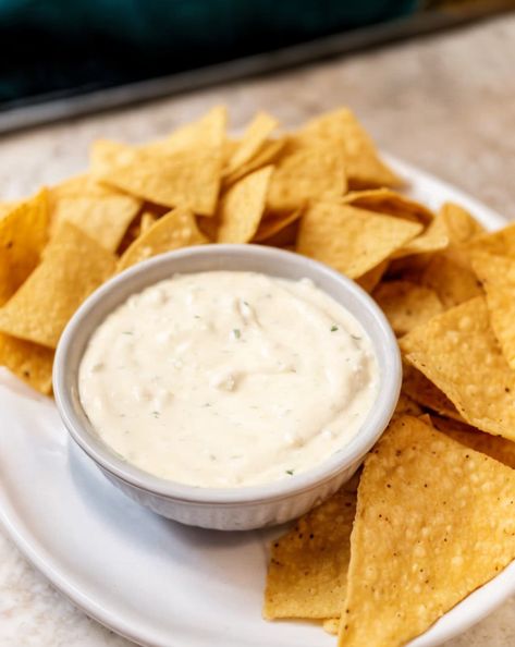 Creamy, authentic Mexican white cheese dip that's perfect for parties! Easy to make and irresistibly delicious. Ideal for nachos & snacks. #MexicanDip #CheeseDip #PartyAppetizer #NachoDip #HomemadeSnack Cheesecake Truffles Recipe, White Cheese Dip Recipe, Mexican White Cheese Dip, Mexican White Cheese, White Cheese Dip, Cream Cheese Corn, Nacho Dip, Mexican Dips, Cheesecake Truffles