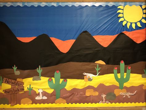 Desert landscape bulletin board Desert Theme, Theme Classroom, Desert Landscape, Bulletin Board, Google Search