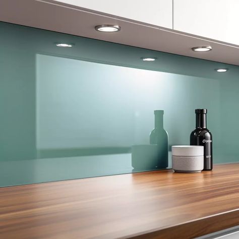 Green Splashbacks | Made to Measure | Cut My New Kitchen Inspiration, Colored Acrylic Sheets, Acrylic Splashbacks, Hob Splashback, Glass Splashbacks Kitchen, Oval Room Blue, How Do You Clean, Room Blue, Arts And Crafts House