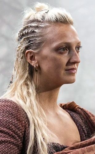 Torvi | Vikings Wiki | Fandom Tv Show Hairstyles, Viking Braids For Men, Viking Tv Show, Vikings Torvi, Torvi Vikings, Show Hairstyles, Braids For Men, Viking Series, Viking Village