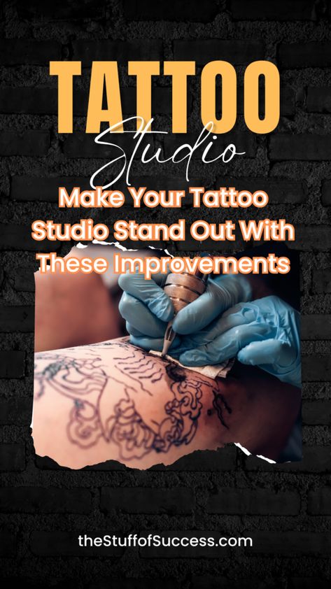 Make Your Tattoo Studio Stand Out with These Improvements ⋆ The Stuff of Success Independent Tattoo, Tattoo Equipment, Well Decor, Tattoo Supplies, How Many People, Nature Themed, Tattoo Shop, Tattoo Studio, Beauty Routines