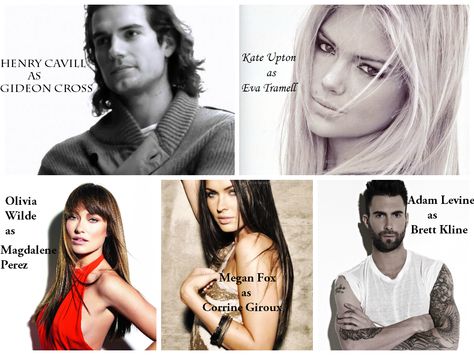 My Personal Cast of the Crossfire Series Eva Tramell, Crossfire Series, Gideon Cross, Jamie Mcguire, Sylvia Day, Daenerys Targaryen Jon Snow, Kate Upton, Arya Stark, Diana Gabaldon