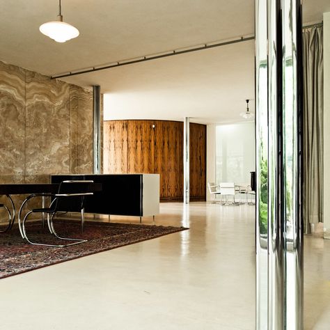 Tugendhat House, Villa Tugendhat, Eileen Gray, Ludwig Mies Van Der Rohe, Arch Interior, Walter Gropius, Modern Masters, Van Der Rohe, Mies Van Der Rohe