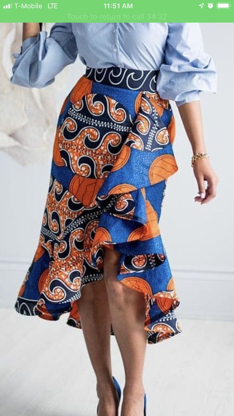 Skirt For Wedding, Ankara Skirt Styles, Ankara Skirts, Kitenge Designs, African Print Skirt, African Skirts, African Fashion Skirts, Ankara Skirt, Afrikaanse Mode