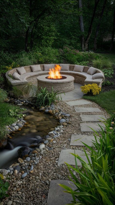 Find the perfect fire pit for your backyard, no matter your budget or style. Our guide includes a range of ideas to suit any outdoor setting. Fire Pit Garden Ideas, Backyard Fire Pit Ideas, Make A Fire Pit, Outdoor Fire Pit Seating, Fire Pit Garden, Outdoor Fire Pit Area, Backyard Fire Pit, Fire Pit Ideas, Zen Garden Design