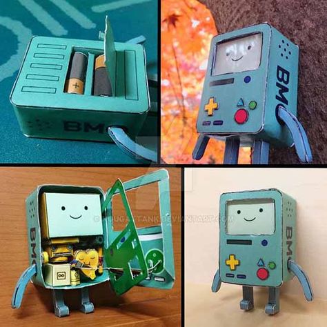 Adventure Time: Micro BMO Papercraft | Paperized Crafts Adventure Time Crafts, Paper Toys Template, Paper Toy, Prom Proposal, Cardboard Art, Anime Crafts, Adventure Time Art, Homecoming Proposal Ideas, Fun Diy Crafts