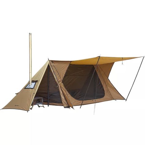 STOVEHUT 70 Shelter Hot Tent | Camping Baker Style Shelter Tent With Stove Jack - Pomoly Tent With Stove, Tarp Poles, Hot Tent, Ultralight Tent, Winter Tent, 4 Season Tent, Bushcraft Shelter, Inner Tent, Tent Stove