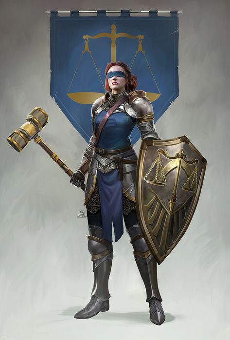 Pathfinder Rpg Characters, Dungeons And Dragons Classes, Female Character Concept, Dungeons And Dragons Characters, D&d Dungeons And Dragons, The Judge, Fantasy Armor, The Shot, Fantasy Concept Art