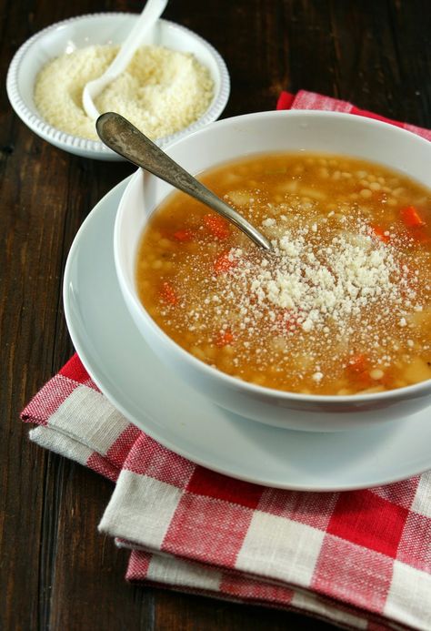 Authentic Suburban Gourmet: Perfect Italian Soup | Friday Night Bites Rosa Marina Soup Recipe, Italian Dishes Authentic, Family Style Restaurant, Old School Italian, Homemade Garlic Bread, Main Dish Casseroles, Italian Soup, Culinary Art, Risotto Recipes