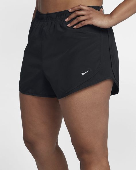 Black Running Shorts, Nike Shorts Women, Nike Tempo Shorts, Black Nike Shorts, Plus Size Tips, Nike Tempo, Running Shorts Women, Yoga Pants Outfit, Track Shorts