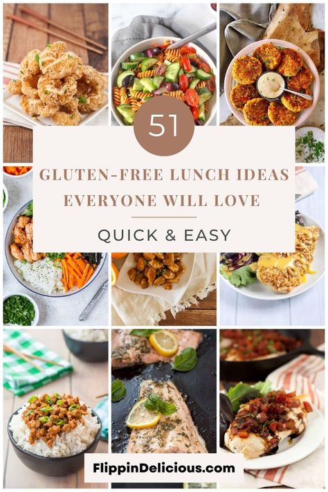 51 Gluten-Free Lunch Ideas Everyone Will Love (Quick & Easy) Gluten Free Lunch Prep, Gluten Free Work Lunches, Gf Df Lunch Ideas, Gluten Free Packed Lunch, Gluten Free Lunch Ideas For Work, Lunch Party Menu, Bread Recipes Gluten Free, Gf Lunch Ideas, Gluten Free Lunch Recipes