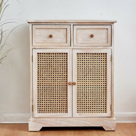 Rega Deel Sideboard Drawer Storage Unit, Rattan Cane, Tree Furniture, Into The Wood, Side Board, Into The Woods, Sideboard Furniture, Décor Diy, Sideboard Storage