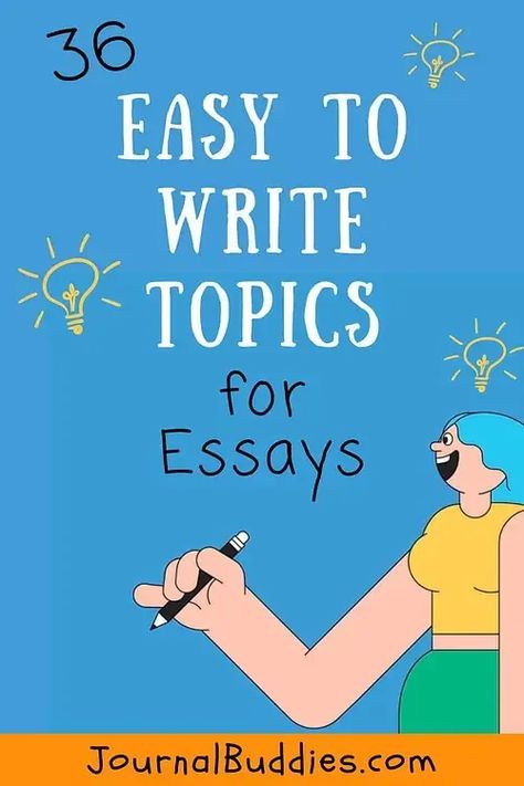 Explore topics for essays, writing tips and suggestions, and 5 steps to guide your essay writing process in this post! #TopicsForEssays #EssayWriting #JournalBuddies Topics For Essay, Simple Essay Writing, Essay Topics Ideas, Thomas Tallis, Journal Prompts For Kids, Personal Essay, Writing Essays, Best Essay Writing Service, Writing Topics