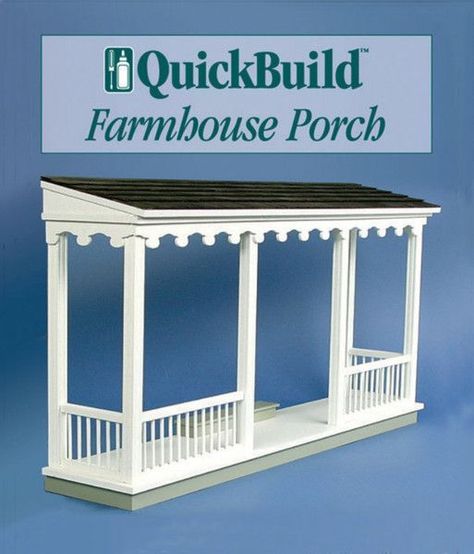 New Front Porch, Front Porch Deck, Real Good Toys, Deck Addition, Porch Kits, Porch Addition, Building A Porch, Porch Deck, Farmhouse Porch