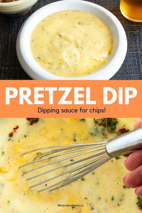 Soft Pretzel Dip, Pretzel Sauce, Pretzel Beer Cheese Dip, Pretzel Cheese Dip, Party Food Easy, Octoberfest Party, Beer Mustard, Mustard Dip, Easy Dip