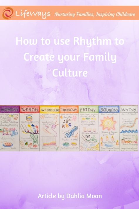 Family Rhythm, Waldorf Rhythm, Waldorf Lifestyle, Waldorf Kids, Waldorf Preschool, Family Culture, Waldorf Montessori, Mama Natural, Parenting Resources