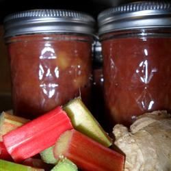 Rhubarb Ginger Jam Rhubarb Marmalade, Pineapple Jam Recipe, Kiwi Jam, Mummy Recipes, Ginger Jam, Strawberry Rhubarb Jam, Food Preserving, Pineapple Jam, Rhubarb Jam