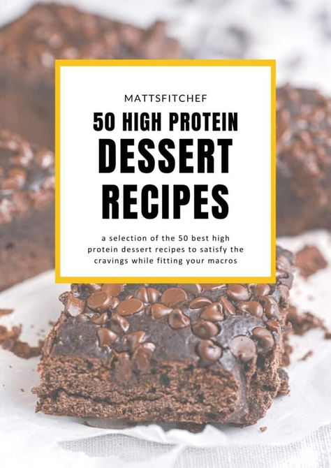 High Protein Dessert Recipes, Protein Cake Recipes, High Protein Dessert, Protein Dessert Recipes, Whey Protein Recipes, High Protein Recipe, Easy High Protein Meals, Protein Dessert, Protein Recipe