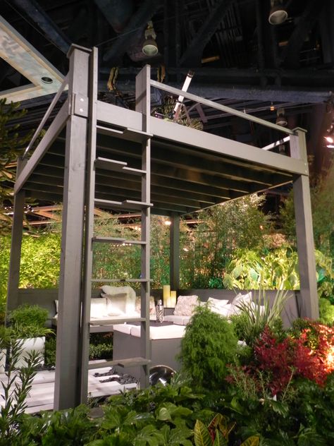 Northwest Flower & Garden Show 2013 - Modern - Landscape - Seattle - by Sublime Garden Design, LLC | Houzz Stargazing Platform, Platform Backyard, Backyard Stargazing, Northwest Flowers, Star Gazing, Dream Pools, Garden Show, Modern Landscaping, Pool Patio