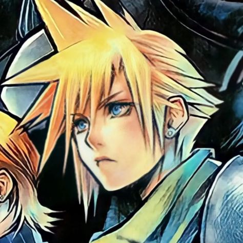 Cloud Strife Icon, Any Pronouns, Cloud Strife, Man Vs, Blonde, Anime