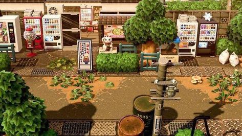 Acnh Japanese City, Acnh Japanese, Urban Island, Japanese Town, Ac New Leaf, City Island, Animal Crossing Guide, Animal Crossing Wild World, Island Theme