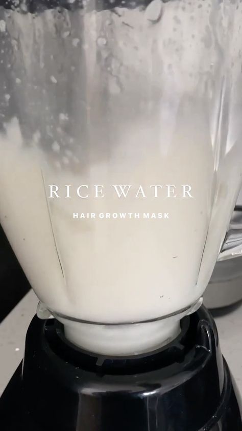 Rice Mask For Hair Growth Recipe, Jasmine Rice Water For Hair Growth, Rice Paste For Hair, Rice And Flax Seed Hair Mask, Rice Hair Mask Recipe, Rice Water Hair Mask, Rice Hair Mask, Diy Rice Water, Cup Of Jasmine