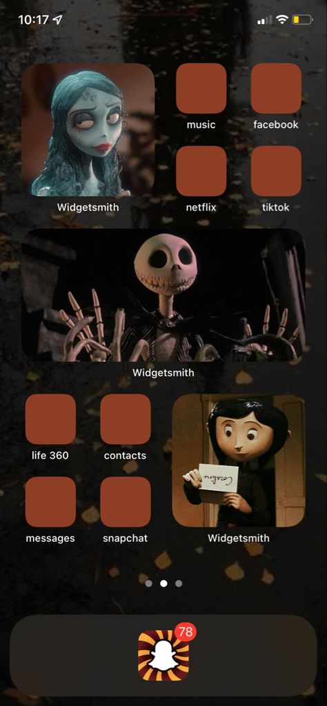 Iphone Themes Halloween, Homescreen Layout Halloween, Halloween Ios 16 Homescreen, Halloween Ios Theme, Halloween Themed Homescreen, October Phone Theme, Halloween Layout Iphone, Halloween Ios Layout, Halloween Homescreen Layout