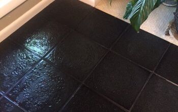 Black Tile Grout, Grout Renew, Mapei Grout, Foyer Flooring, Black Grout, Black Floor Tiles, Tiled Floor, Scrubbing Bubbles, Black Tile