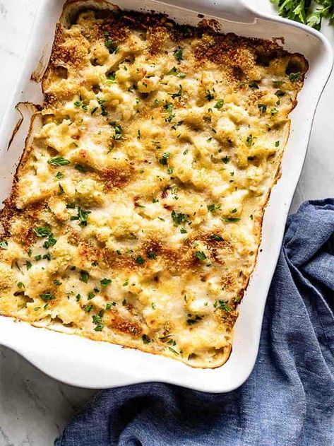 Ina Garten Cauliflower Gratin, Cauliflower Gratin Ina Garten, Cauliflower Casserole Recipes Easy, Cauliflower Recipes Casserole, Cauliflower Gruyere Gratin, Cauliflower Bacon Au Gratin, Root Vegetable Gratin Ina Garten, Cauliflower Thanksgiving Recipes, Au Gratin Vegetables