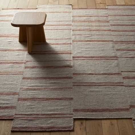 Tapis xl en laine, tissé main, abriel Couleur naturel/terracotta Am.Pm | La Redoute Stripe Rug Living Room, Am Pm, Striped Rug, Wool Carpet, Woven Rug, Handwoven Rugs, Natural Fibers, Natural Color, Kilim Rugs