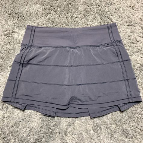 Pace Rival Skirt Outfit, Pace Rival Mid Rise Skirt, Pink Lululemon Skirt, Lululemon Court Rival Skirt, Pace Rival Skirt, Nylon Workout Skort, Short Length, Lululemon Pace Rival, Light Grey Leggings, Lululemon Skirt