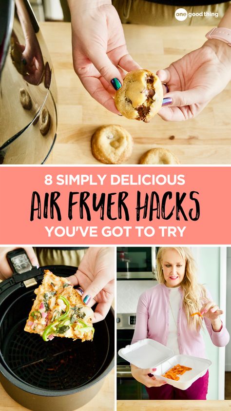 Air fryers are quickly becoming one of the most popular small kitchen appliances, and for good reason! Check out 8 of the best ways (and most delicious) ways to use the air fryer here! Air Fryer Hacks, Air Fryer Recipes Low Carb, Air Fryer Recipes Appetizers, Small Air Fryer, Air Fryer Recipes Snacks, Air Fryer Cooking Times, Air Fryer Chicken Wings, Air Fryer Oven Recipes, Air Fry Recipes