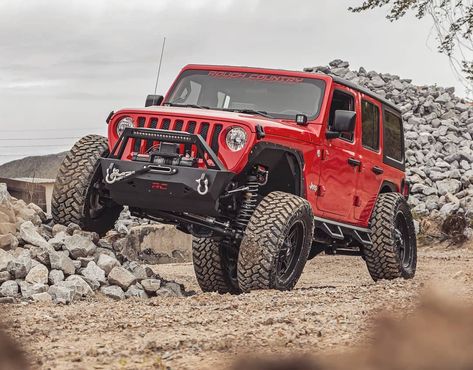 Dressed for success  2018 Jeep JLU  Rough Country 4" Long Arm Suspension Lift with Vertex Reservoir Shocks  RC Stubby Trail Bumper  RC Inner Fenders & Fender Deletes  RC Contoured Drop Steps  RC Lower Windshield LED Kit  35x12.50 Nitto Trail Grapplers  20" RC Series 94 Wheels Baby Photo Editing, Rugged Ridge, Rock Crawling, Wrangler Jl, Body Contouring, Lift Kits, Tyre Size, Fender Flares, City Streets