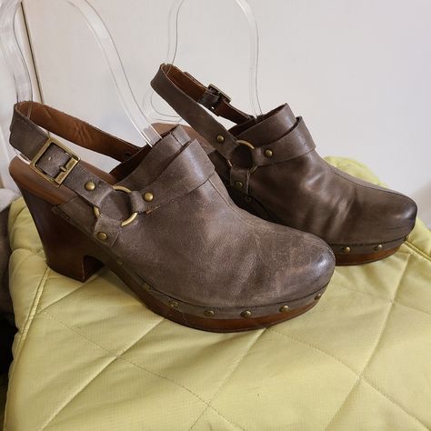 Korks Platform Clog Mule Casual Comfortable Gem