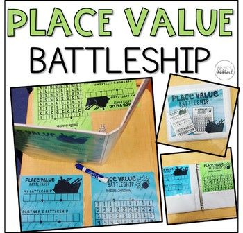 As a student I HATED math. It was boring and hard to focus on. As a teacher, I vowed to make math more engaging for my students. Whether using to review place value as a new concept, at centers or for review increase students engagement with this fun "game." Students will enjoying playing this place value game while practicing place values from Hundredths to Hundred Thousandths. The game can be played in a worksheet cut out version or you can laminate it and reuse over and over again. Great for Place Value Battleship, Place Value 4th Grade, Place Value Game, Middle School Special Education, Middle School Math Teacher, Middle School Math Classroom, Math Groups, Fourth Grade Math, Math Center Activities