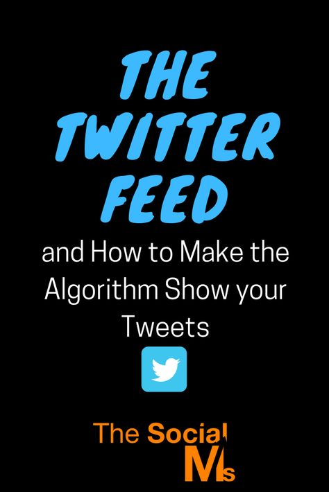 Twitter was one of the last social networks to introduce an algorithm based Twitter feed. Here is all you need to know about the Twitter feed, the Twitter algorithm and how to make your tweets show up in the feed of your Twitter followers. #twitter #twittertips #twittermarketing #twitterstrategy #ocialmediamarketing #socialmediatips Twitter Algorithm, Twitter Content, Twitter Growth, Twitter Strategy, Twitter Marketing Strategy, Twitter Tips, About Twitter, Twitter Followers, How To Get Followers