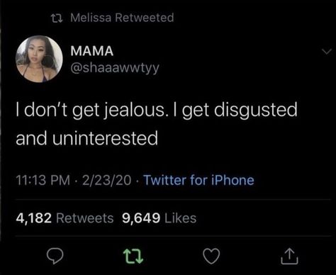 I Dont Get Jealous I Get Disgusted, Jealous Twitter Quotes, I Don’t Get Jealous I Get Disgusted, Stop Texting Me Quotes, Imagine Fumbling Me Twitter Quotes, Twitter Quotes About Him Being Weird, Quotes To Make Him Jealous, Sneak Dissing Quotes Boyfriend, Happy Tweets